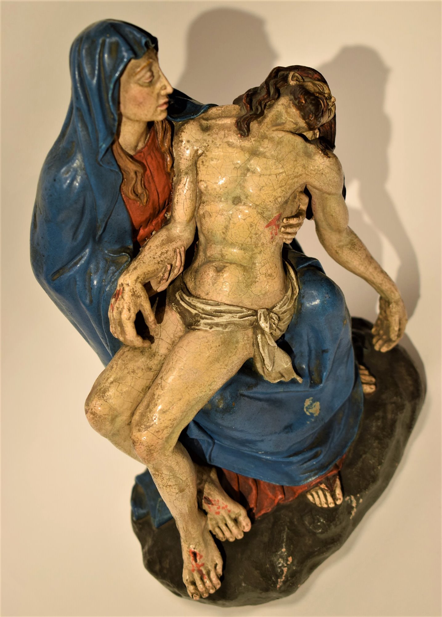 La "Pietà"  terracotta policroma